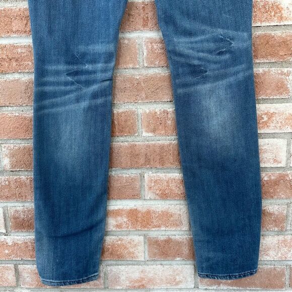 Madewell High Riser Jeans Distressed Medium Wash Women’s 27 x 32 - Picture 6 of 8